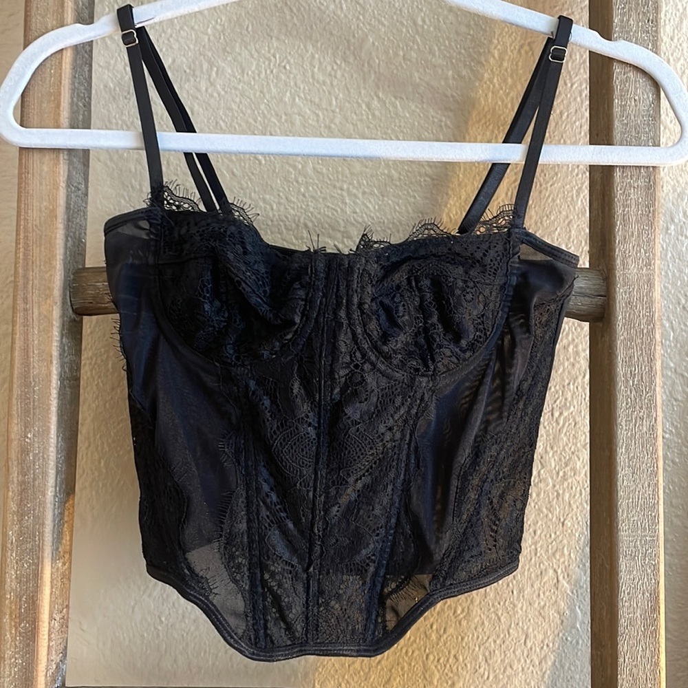 Black corset top